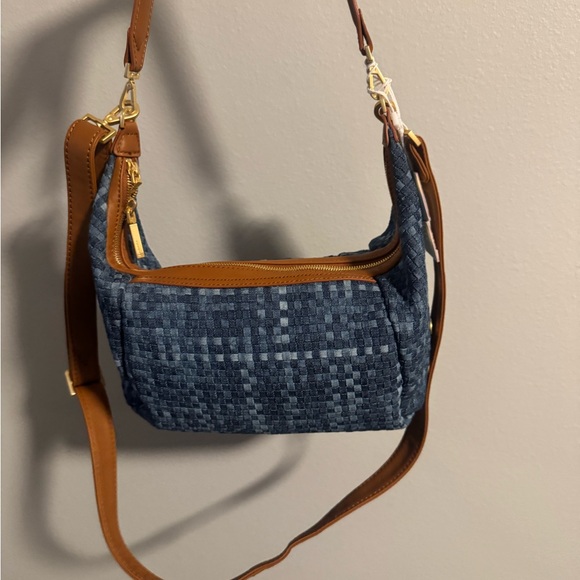 NWT Hammitt Morgan Denim Shoulder and Crossbody Strap Bag NWT Retail $475 - Picture 11 of 11
